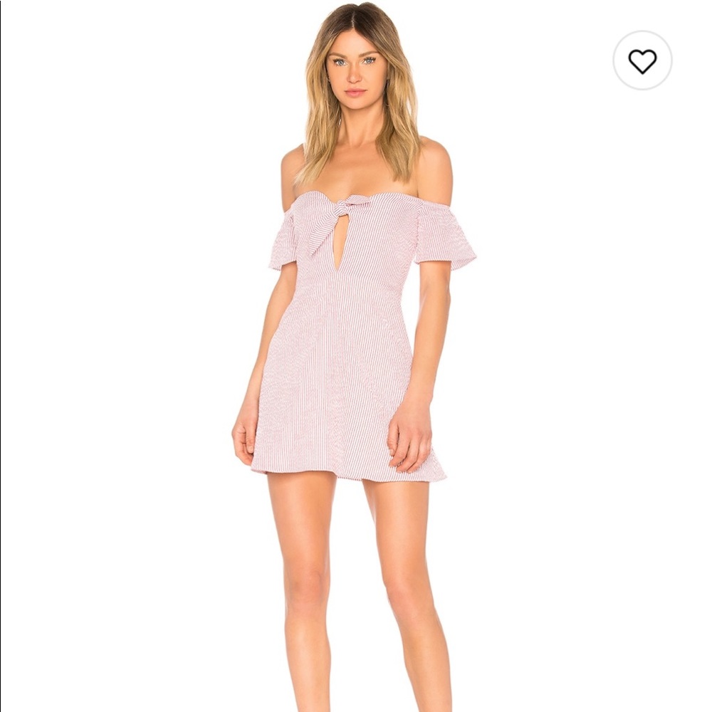 Off The Shoulder “Cherry Mini” Dress